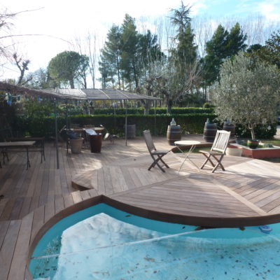 Les Extérieurs-Terrasses-Tour de piscine-Palissades